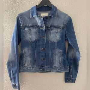 NWT Sneak Peek Y2K Women’s Denim Classic Fit Medium Wash Blue Jean Jacket Small